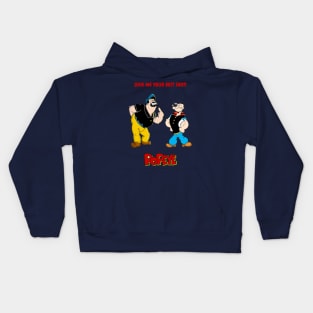 Popeye and Bluto Kids Hoodie